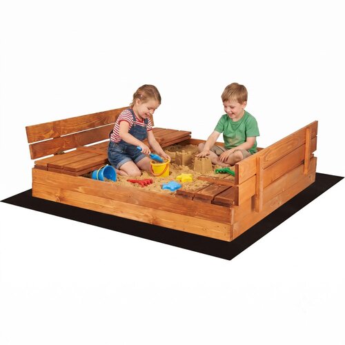  SB-150ZZ drveni pje&amp;scaron;čanik 150 x 150 cm impregniran Slike