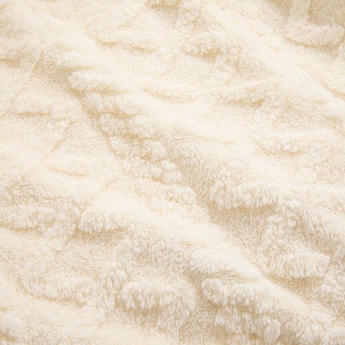 Douceur d int&amp;eacute;rieur Krem deka od sherpa flisa 220x240 cm Edgar &amp;ndash; Slike