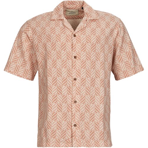 Jack &amp;amp; Jones JPRBLUVINCENT PRINT RESORT S/S SHIRT SN Narančasta Slike