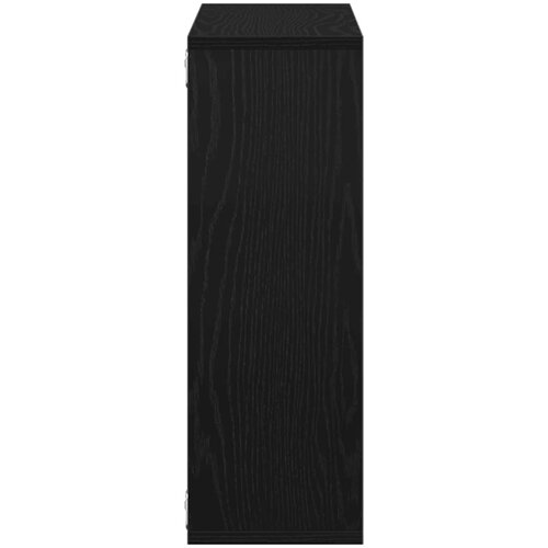  Zidna polica crni hrast 104x20x58,5 cm inženjerski drvo Slike