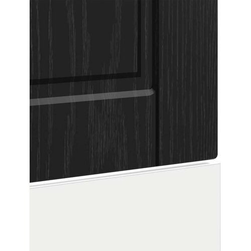  Kuhinjski ormarić Crni hrast 60 x 1 5 x 67 cm Konstruirano drvo - Crni hrast 60 x 1 5 x 67 cm 1x panel za perilicu posuđa Slike
