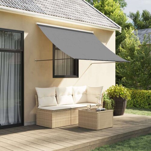 VidaXL Tenda na uvlačenje antracit 250 x 150 cm od tkanine i čelika Slike
