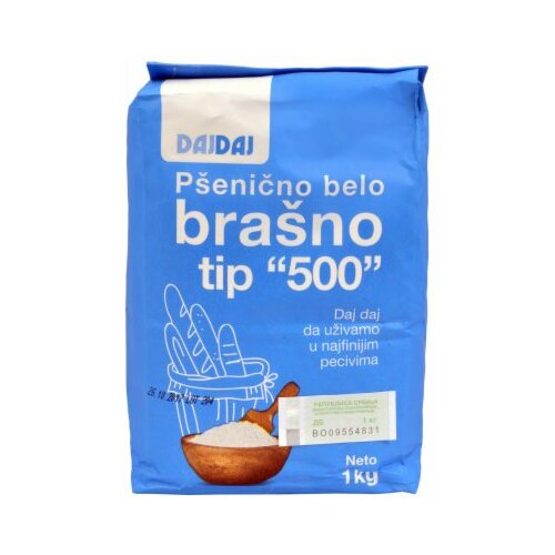 Daj Daj pšenično belo brašno tip 500 1KG Cene