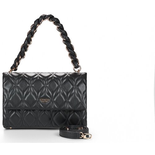 Guess MAXINE FLAP CROSSBODY Crna Slike