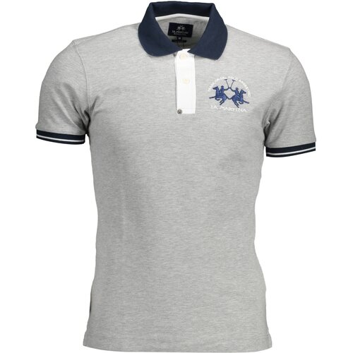 La Martina POLO SHORT SLEEVE MAN GRAY Cene