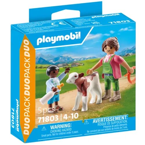 Playmobil Playmobil® DUOPACK Farmerova žena s djetetom i teletom 71803 Cijene
