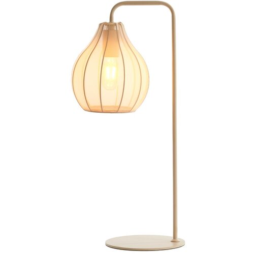 Light &amp;amp; Living Bež namizna svetilka s tekstilnim senčilom (vi&amp;scaron;ina 60,5 cm) Elati &amp;ndash; Slike
