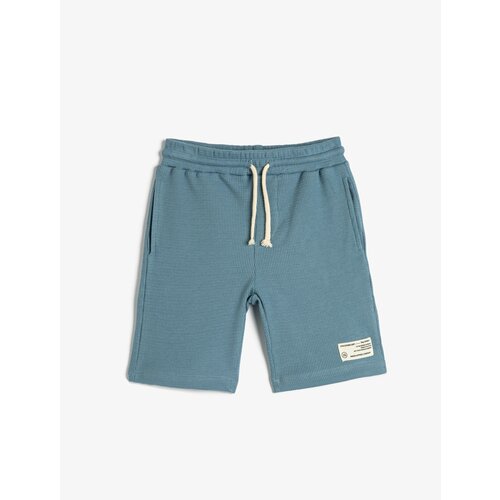 Koton Shorts - Blue - Normal Waist Cene
