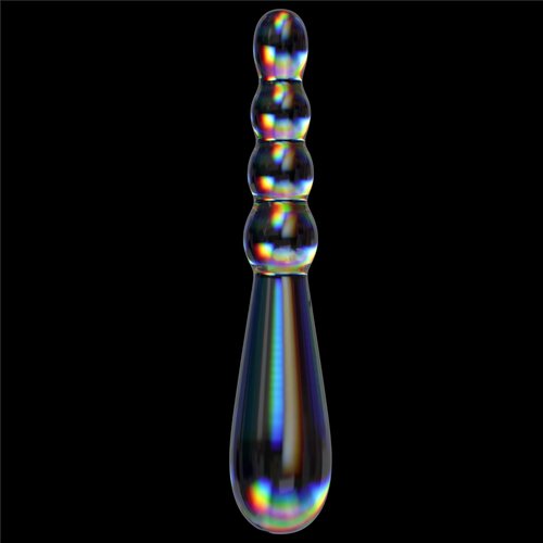 Lovetoy Twilight Gleam Glass Dildo Rising Ripples Cene