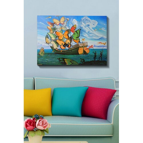 Wallity Slika na zidu na platnu 70x100cm Cijene
