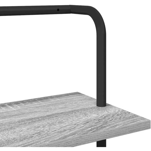  Polica Siva Sonoma 60 x 24 x 168 cm Konstruirano drvo Slike