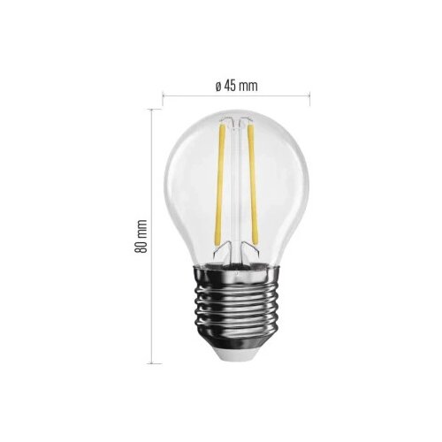 Emos sijalice Led sijalica filament mini globe 1,8w e27 ww zf1100 ( 3211 ) Cene
