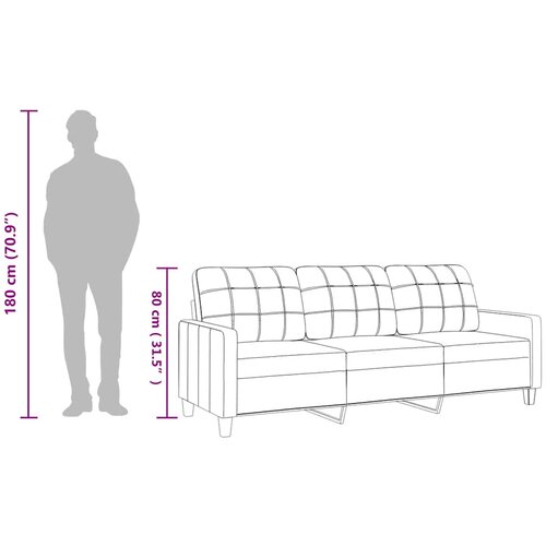  Trosjed crvena boja vina 180 cm od umjetne kože Slike