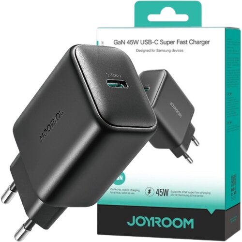 Joyroom JR-TCF23 USB-C POLNILEC 25W SFC PPS PD ČRN Z 1M USB-C KABLOM, (21974674) Cene