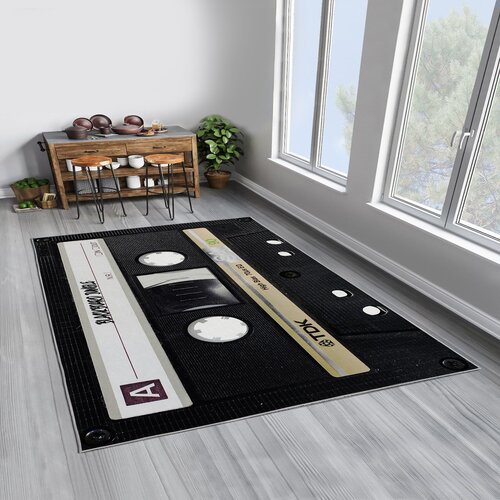  Woopamuk012 black rug (120 x 180) Cene