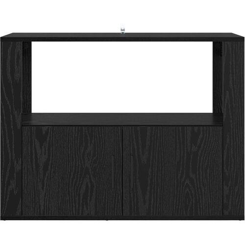  Kreveta Crni hrast 80 x 30 x 60 cm Konstruirano drvo Slike