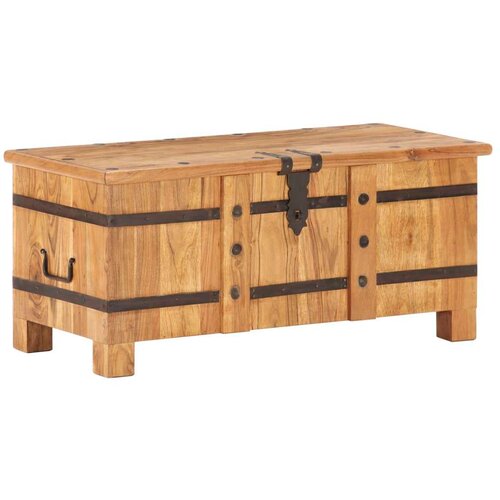 VidaXL &amp;Scaron;krinja od masivnog bagremovog drva 90 x 40 x 40 cm Slike