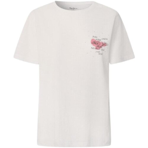 PepeJeans Majice s kratkimi rokavi PL5000021 Bela Slike