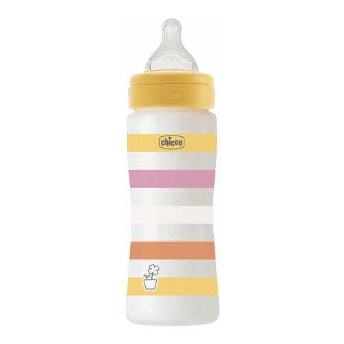 Chicco wb plastična flašica 330ml,silikon,žuta ( A073734 ) Cene
