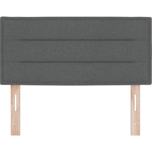 VidaXL led uzglavlje linije dizajn tamno sivo 80 cm tkanina Slike