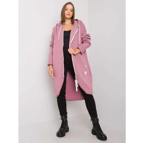 Fashion Hunters Dirty pink long hoodie