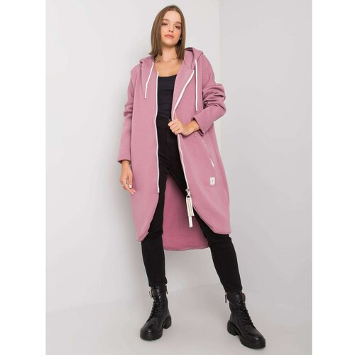 Fashion Hunters Dirty pink long hoodie Slike