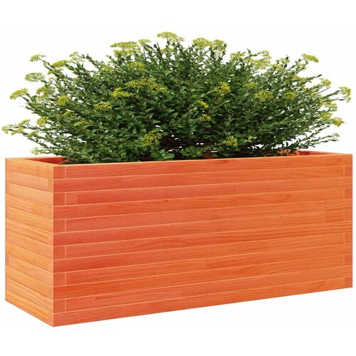  Vrtna sadilica vo&amp;scaron;tano smeđe boje 110x40x46 cm od borovine Slike