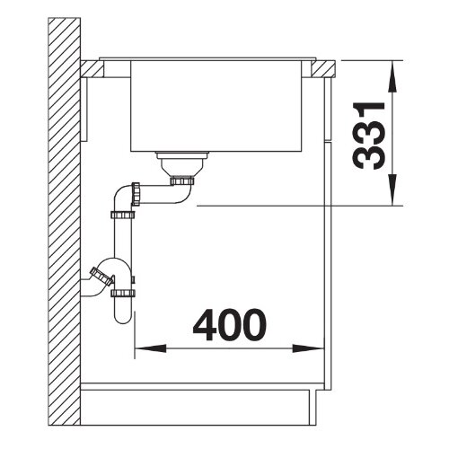 Blanco sudopera pleon 6 bela 615x510/220 mm 521683 Slike