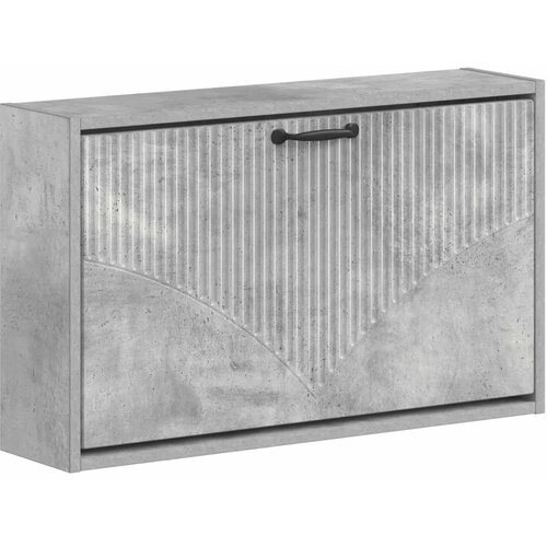  Ormar za cipele na zidu HOORN 71 x 17 x 43 cm Konstruirano drvo - Betonska siva Cijene