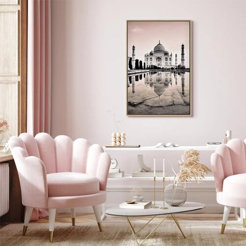  Slika - Taj Mahal (1 Part) Vertical 40x60 U prirodnom drvenom okviru Slike