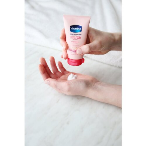 Vaseline Intensive Care Healthy Hands Stronger Nails vlažilna krema za roke in nohte 75 ml za ženske Slike