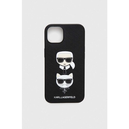 Karl Lagerfeld KLHCP13MSAKICKCBK za iphone 13 6.1 črna za&amp;scaron;čita - heads Slike