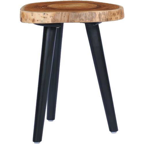 Maison Chic Klubska mizica - kavna mizica - Nizka mizica 40x45 cm trdna tikovina, (21753642) Cene