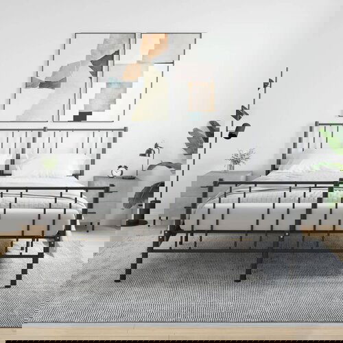 VidaXL Noćni ormarići 2 kom boja betona 40x35x47 5cm konstruirano drvo Slike