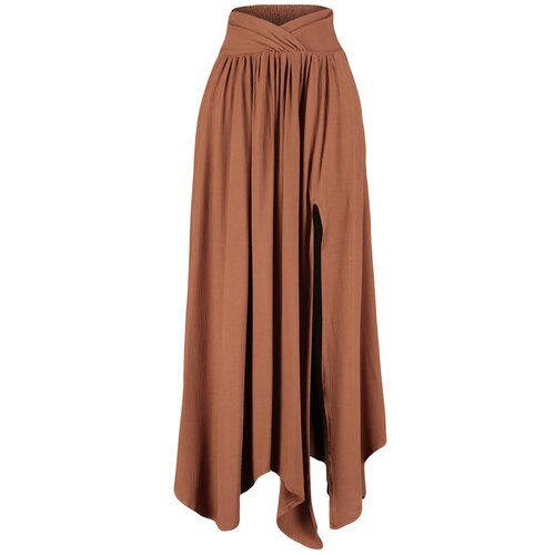 Trendyol Skirt - Brown - Maxi Slike