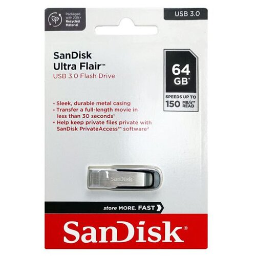 San Disk USB 3.0 FLASH DRIVE ULTRA FLAIR 64GB Cijene