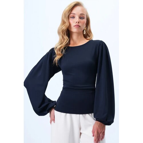 Trend Alacati Stili Ženska bluza Alc-X14398, Crna Cene