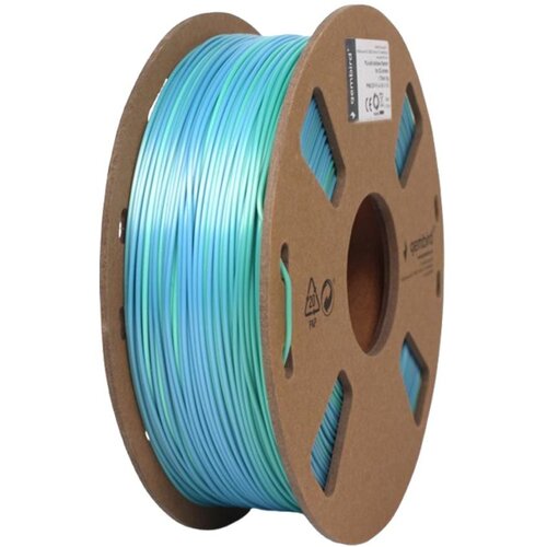 Gembird Filament 3DP-PLA-SK-01-BG Svilenkasti Duga 1.75mm 1kg Blue/Green Cene