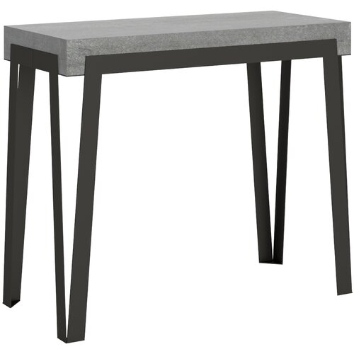 Ityhome 90 x 77 konzolna miza siva, (20847812) Slike