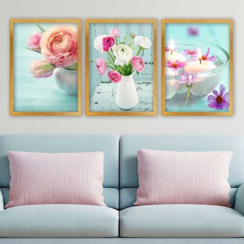 Wallity Set uramljenih slika 3AC_219025241, 3 Dela Cene