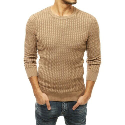 DStreet Muški džemper u bež boji WX1661 siv | smeđa | krema Slike