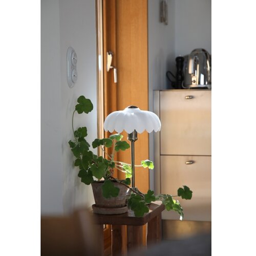 Marksl&amp;ouml;jd Krem/mjedena stolna lampa (visina 43 cm) Kurage &amp;ndash; Slike