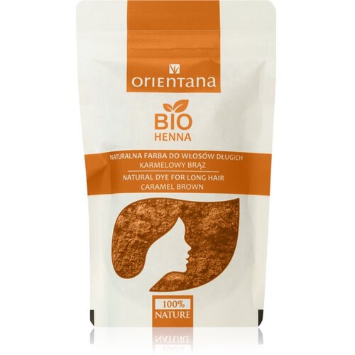 Orientana Bio Henna Natural Dye permanentna barva za lase odtenek Caramel Brown 100 g Cene