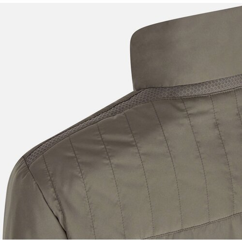 Geox Dark green men's down jacket Damiano - Men's Cene