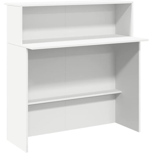  Recepcijski stol Bijeli 180x50x103,5 cm Inženirsko drvo Slike