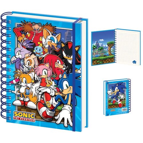 Pyramid International PYRAMID SONIC THE HEDGEHOG (GREEN HILL ZONE GANG) A5 BELEŽKA Slike