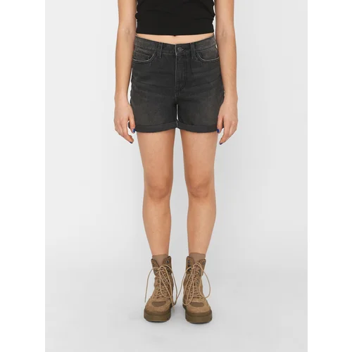 Noisy May Grey Denim Shorts Miley - Women