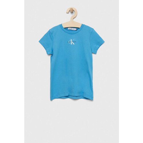 Calvin Klein Jeans Otro&amp;scaron;ka bombažna kratka majica Slike