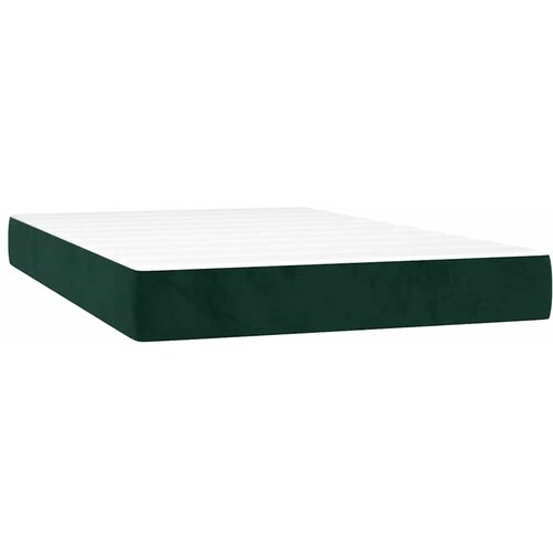 Box spring krevet s madracem tamnozeleni 120x200 cm bar&amp;scaron;unasti Slike
