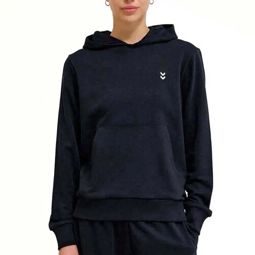 Hummel Ženski duks Hmlpulse Co Regular W Sweat Hoodie, Crni Slike